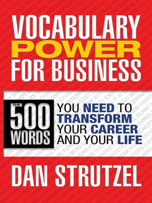 cover image of Vocabulary Power for Business